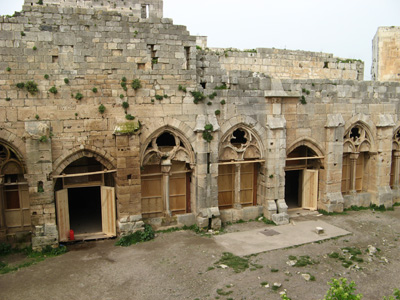 Inner Courtyard, Krak de Chevaliers, Syria 2010
