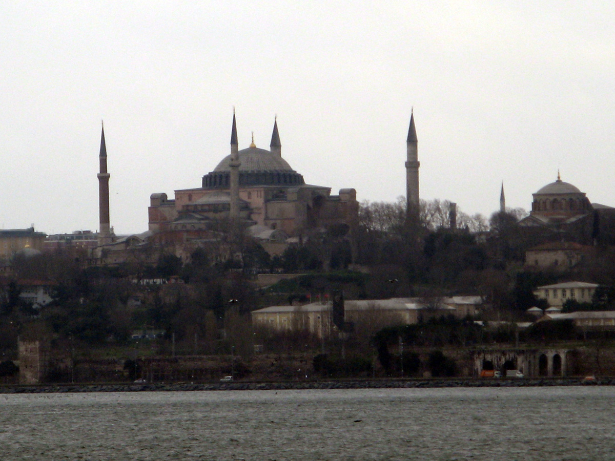 Istanbul, Hagia Sophia + Hagia Irene From the Asian side