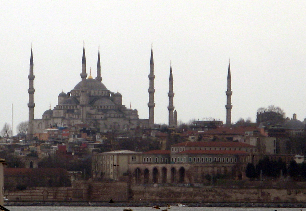 Istanbul, Blue Mosque (from Asia)