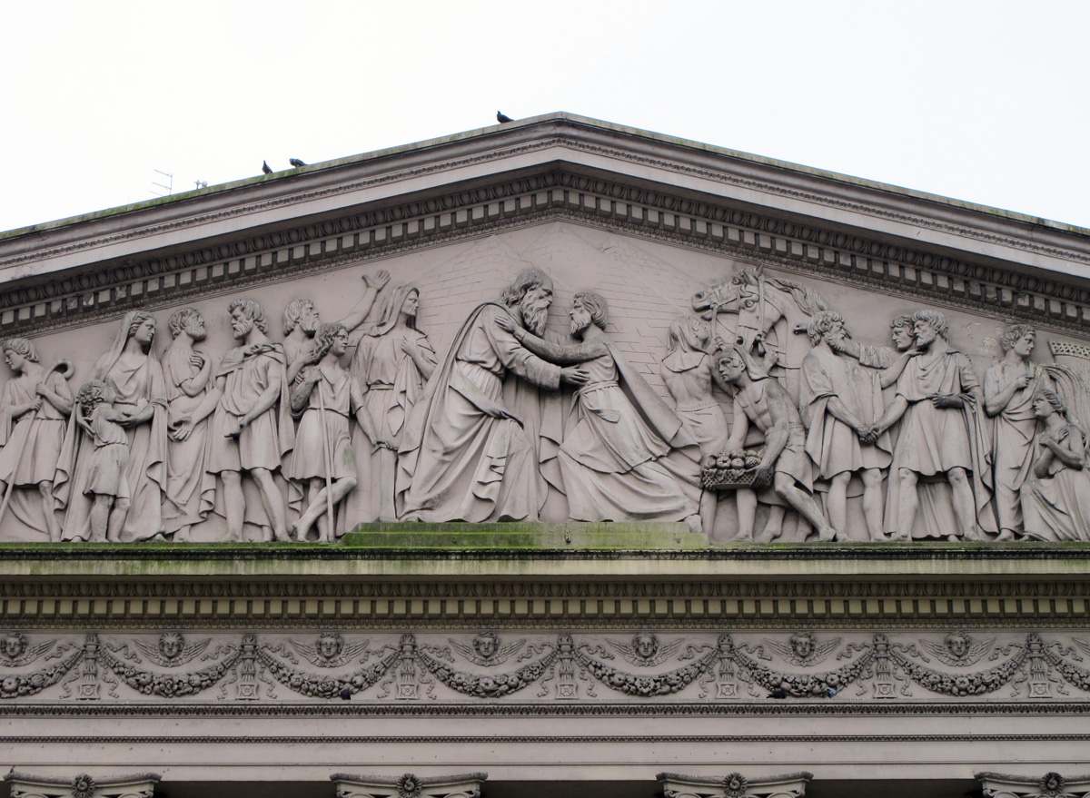 Buenos Aires, Cathedral Frieze Joseph welcoming Jacob to Egypt?