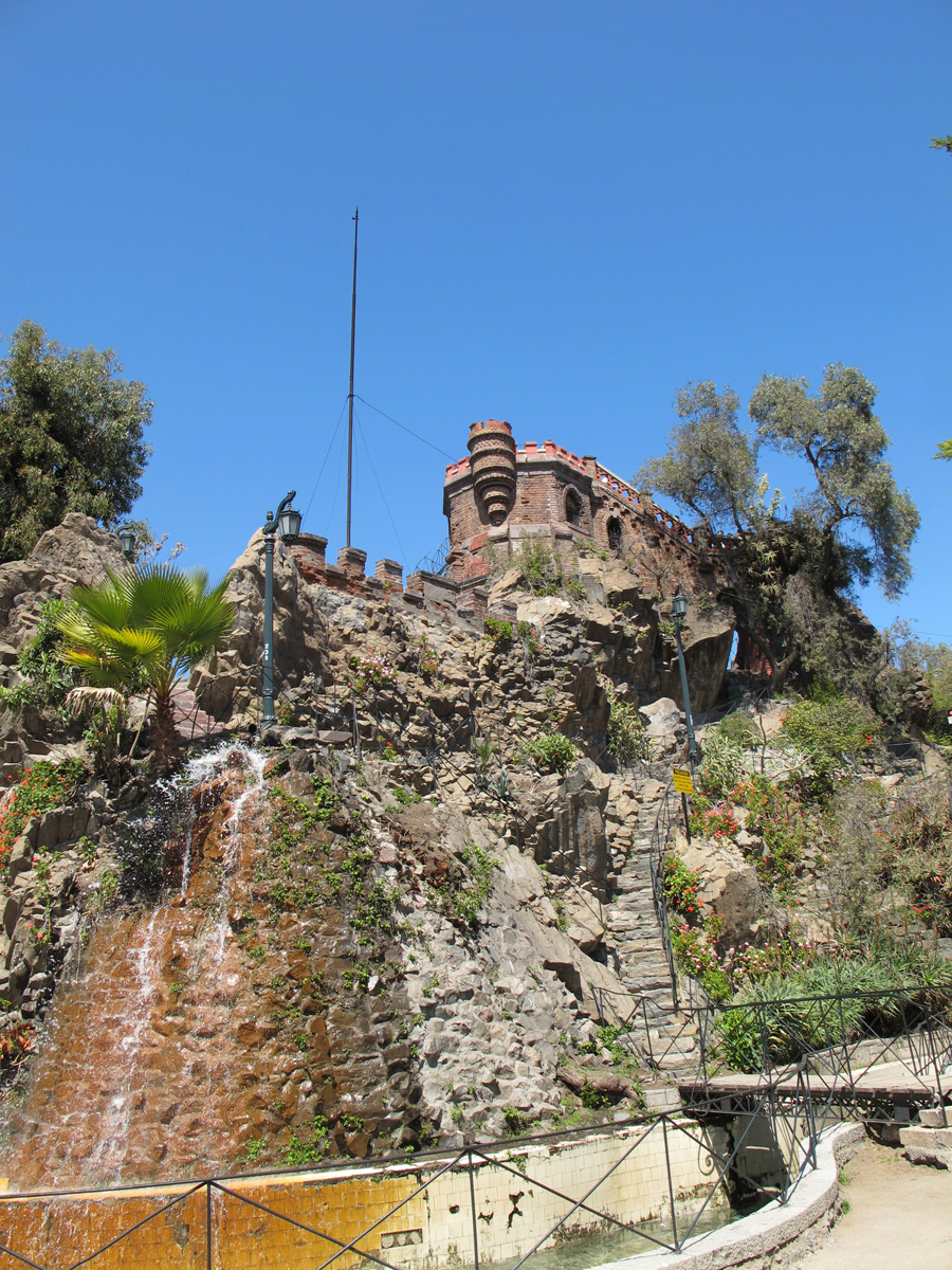 Santiago, Cerro Santa Lucia: Torre Mirador As visited by Darwin.