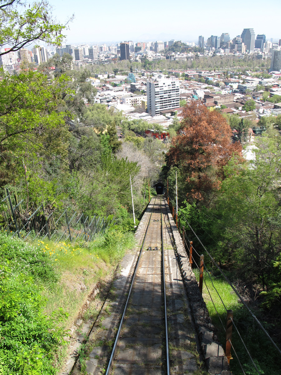 Santiago, Cerro San Cristabel Funicular