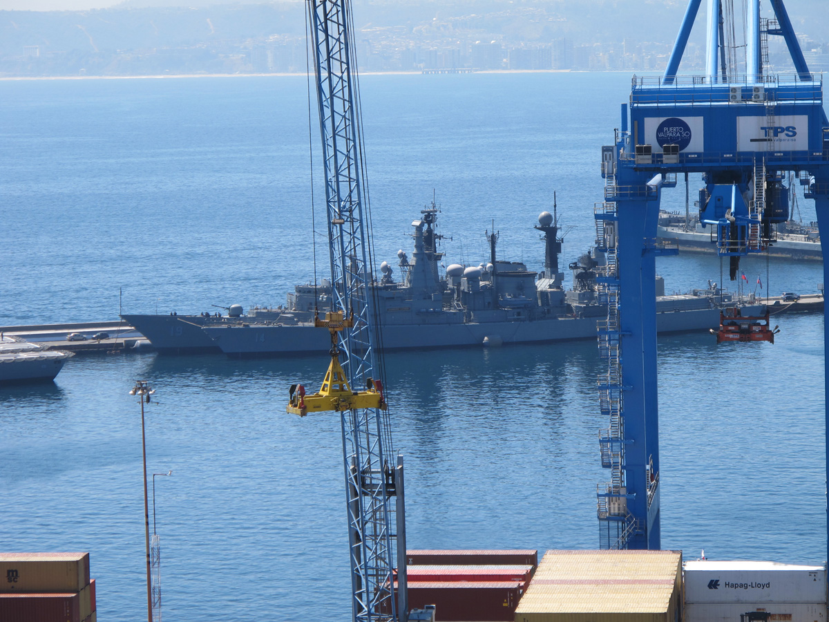 Valparaiso, Chilean Warship