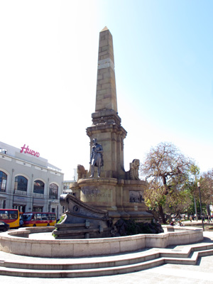 Lord Cochrane Monument, Valparaiso, Chile 2010