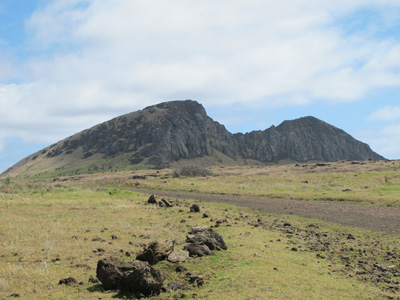 The Rano Raraku Volcano, Easter Island, Chile, 2010
