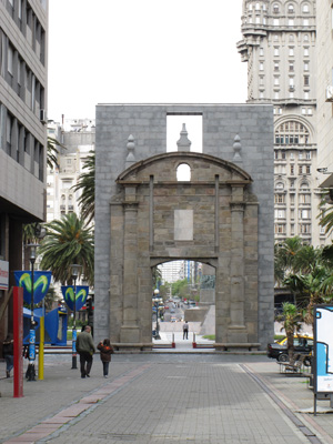 Old Citadel Arch (in new frame), Montevideo, Uruguay 2010