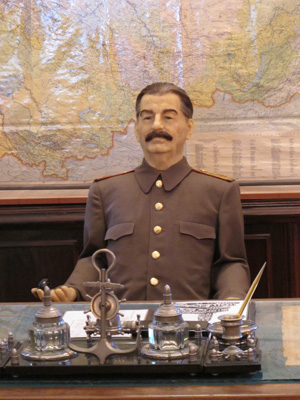 Stalin at his desk, Stalin's Dacha, Russia May 2010