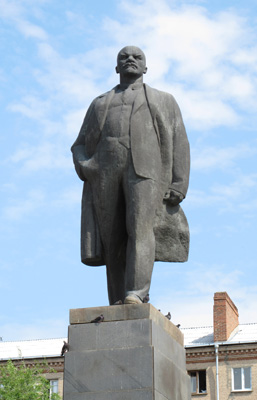 Lenin at Lenin Sq., Rostov, Russia May 2010