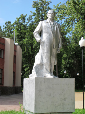Small Silvery Lenin, Ryazan, Russia May 2010