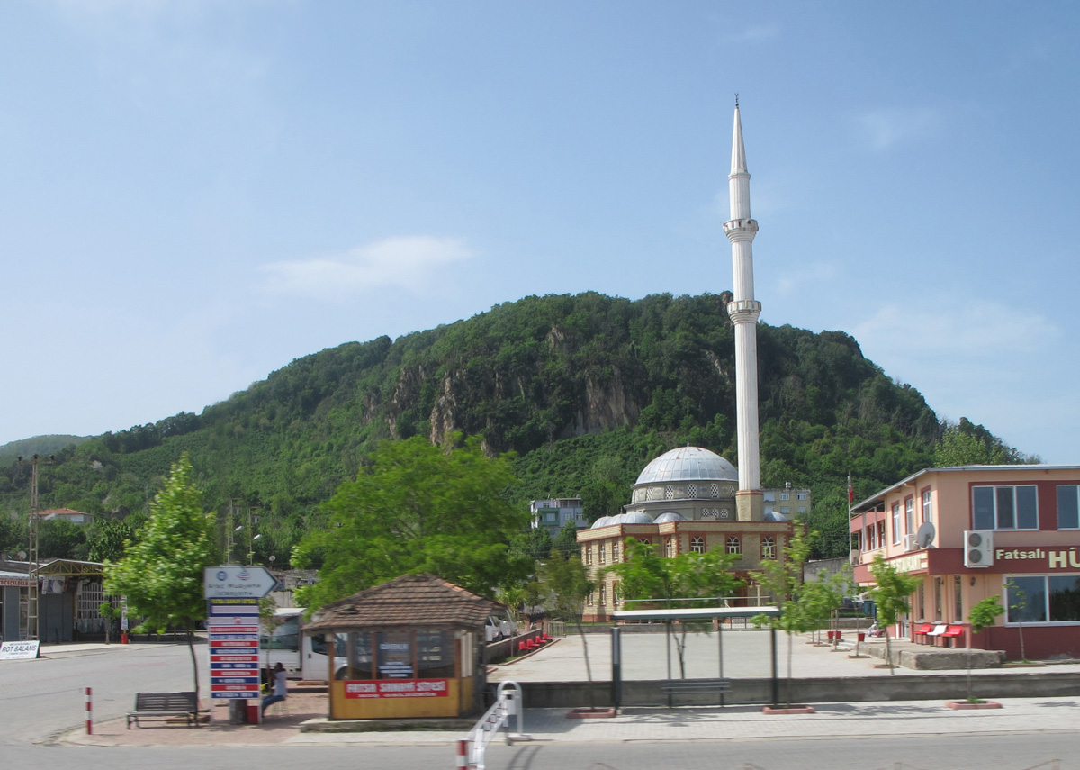 Samsun, 60 miles E of Samsun