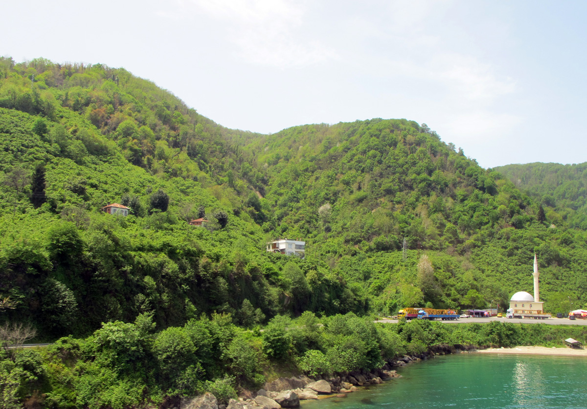 Samsun, 55 miles W of Trabzon