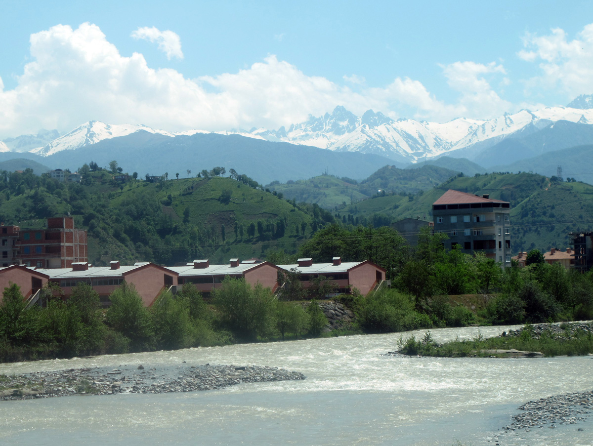 Trabzon, River & Mountains 47 miles SW of Batumi