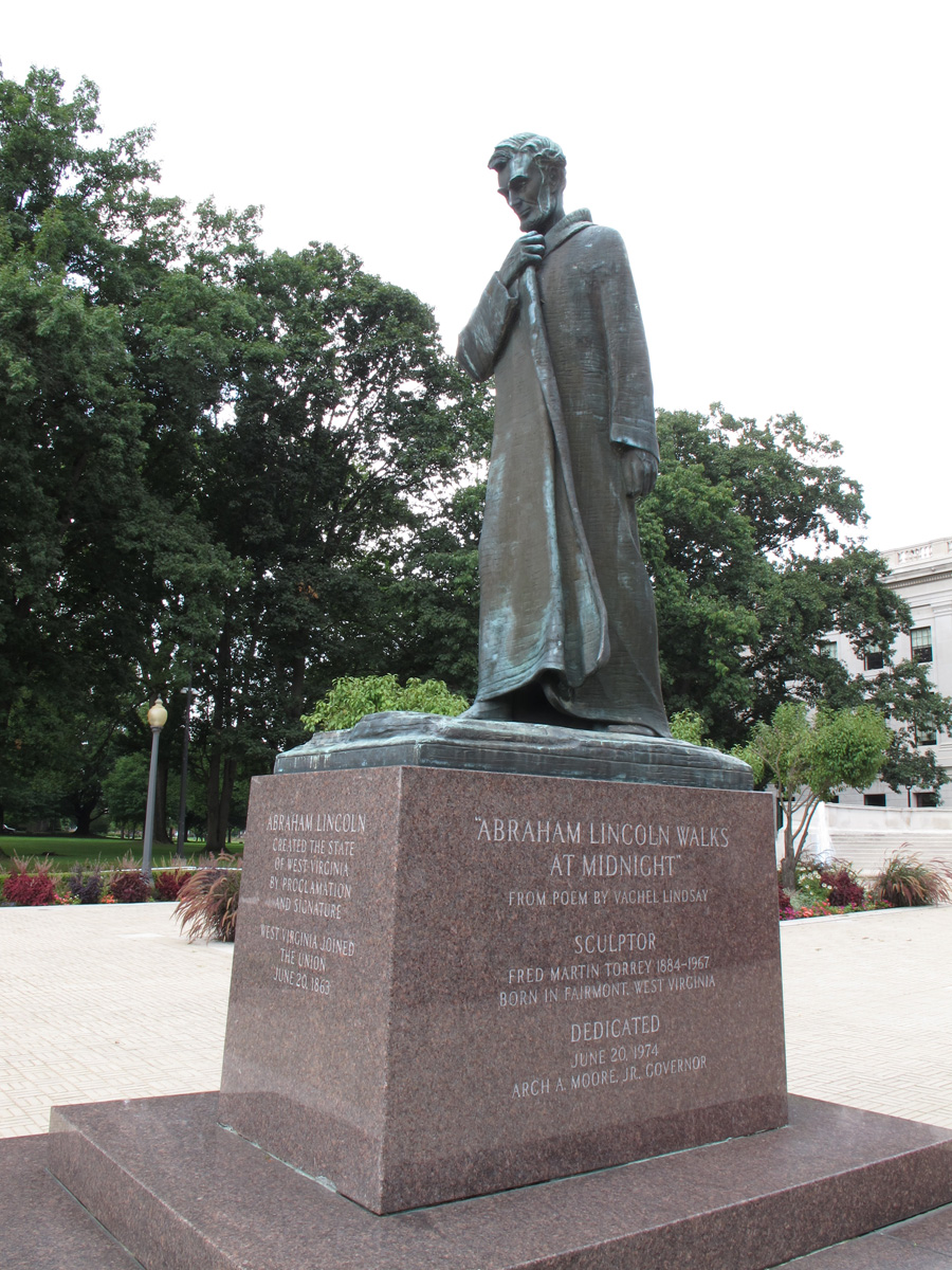 Charleston, WV, "Abraham Lincoln Walks at Midnight" (Creator of West Virgina)