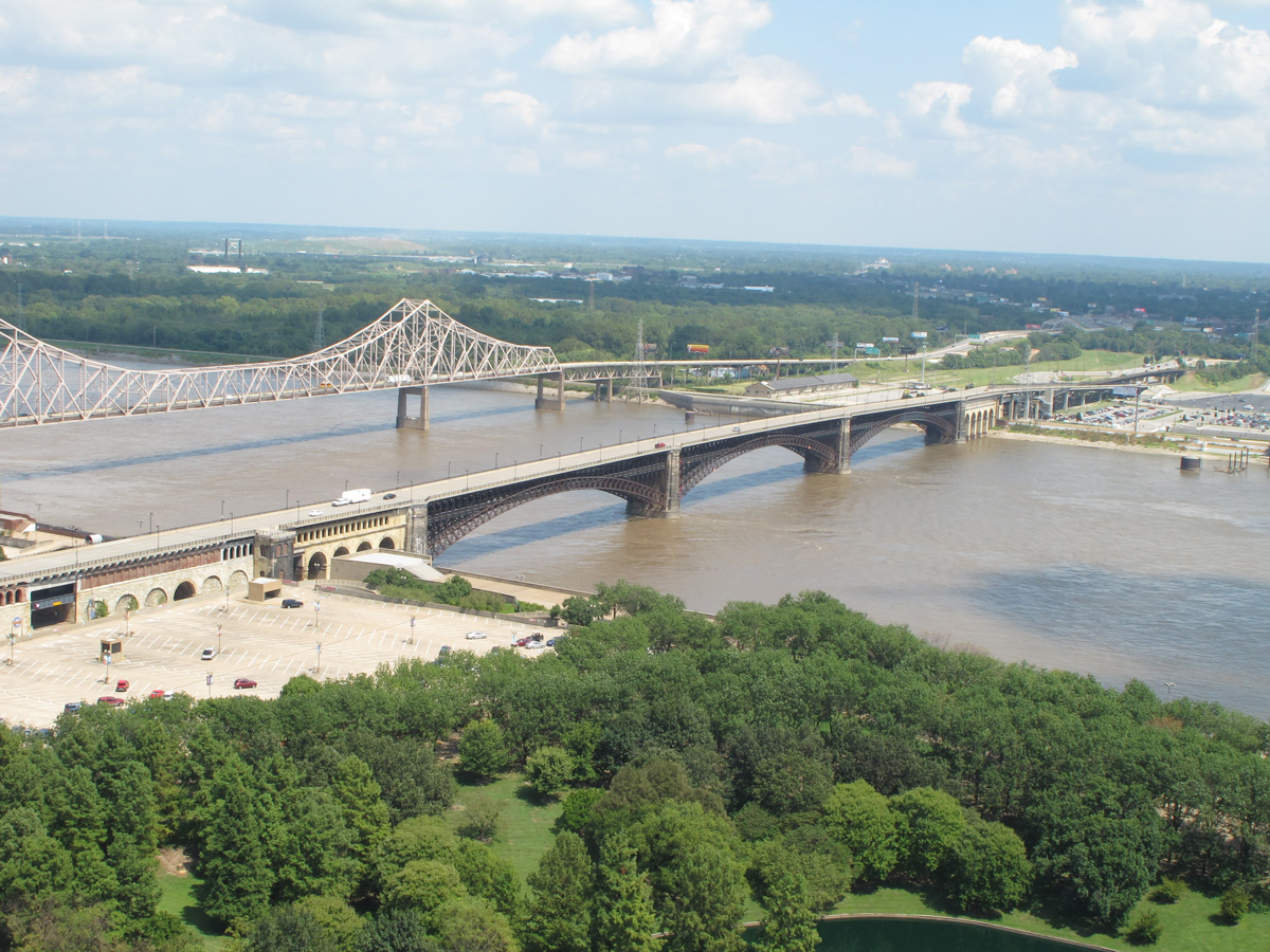 St Louis, The Mississippi at St Louis