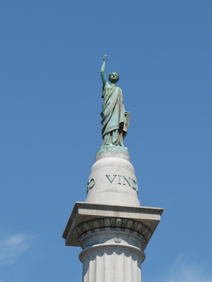 Davis Monument detail, Richmond, 2010 USA East