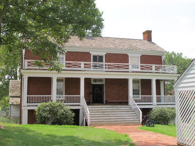 McLean House (rebuilt); Where Lee surrendered to Grant., Appomattox, 2010 USA East