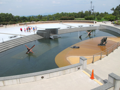 Landing memorial, Bedford, VA, 2010 USA East