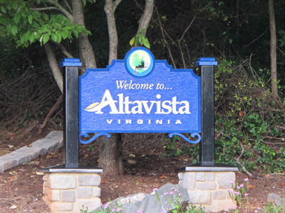 Altavista, Virginia, Bedford, VA, 2010 USA East