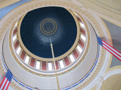 Under the Capitol Dome, Charleston, WV, 2010 USA East