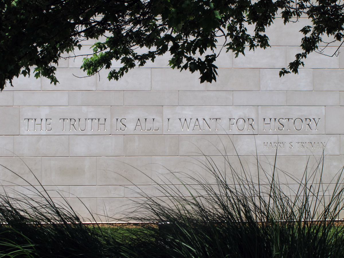 Independence, MO, Truman Library Quote