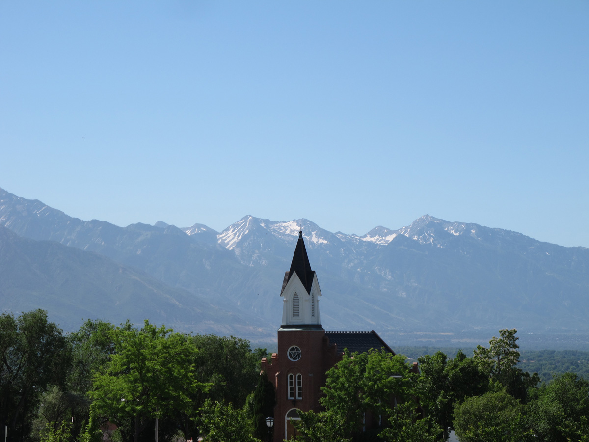 Salt Lake City, UT, Surrounding mountains.
