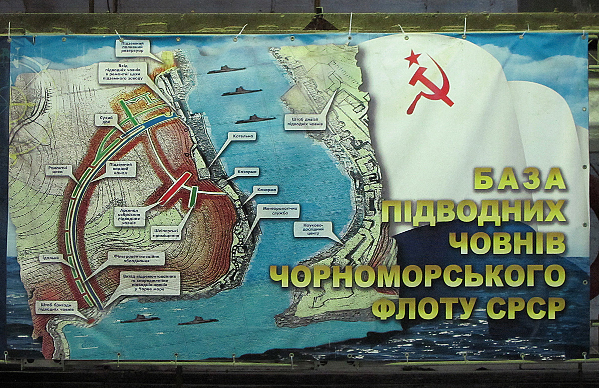 Balaklava, "Facility 825" Submarine Base A formerly super-secret Soviet nuclear base