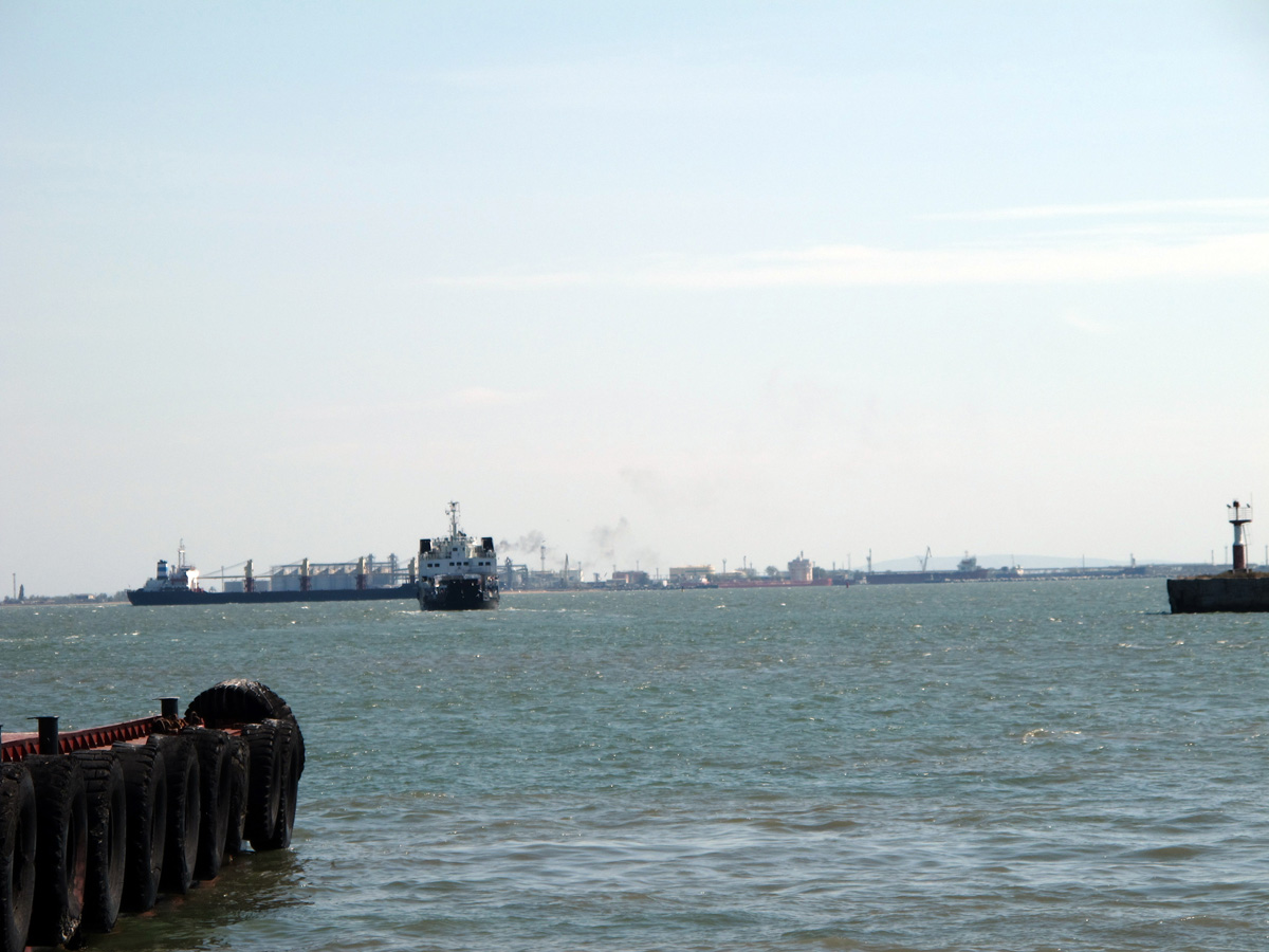 Kerch, Looking to Port Kavkaz, Russia
