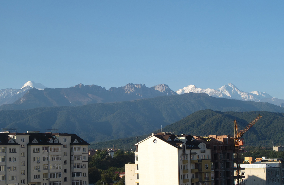 Vladikavkaz, Gimpses of the far Caucasuses