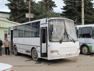 Tskhinvali-Vladikavkaz bus, South Ossetia, Oct 2011