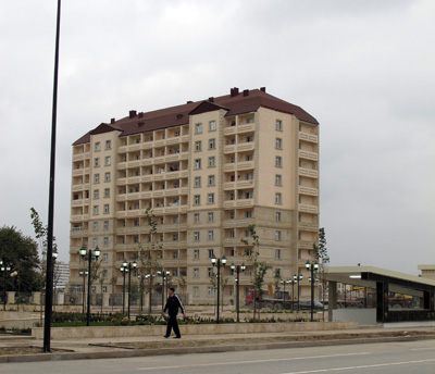 ... and new apartment blocks too, Grozny, Chechnya, Oct 2011
