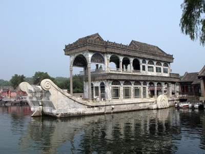 Empress Cixi's Stone Boat, Summer Palace, China 2011
