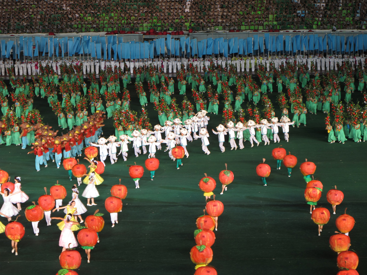 North Korea - Mass Games, Fruits of Prosperity