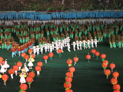 Fruits of Prosperity, North Korea - Mass Games
