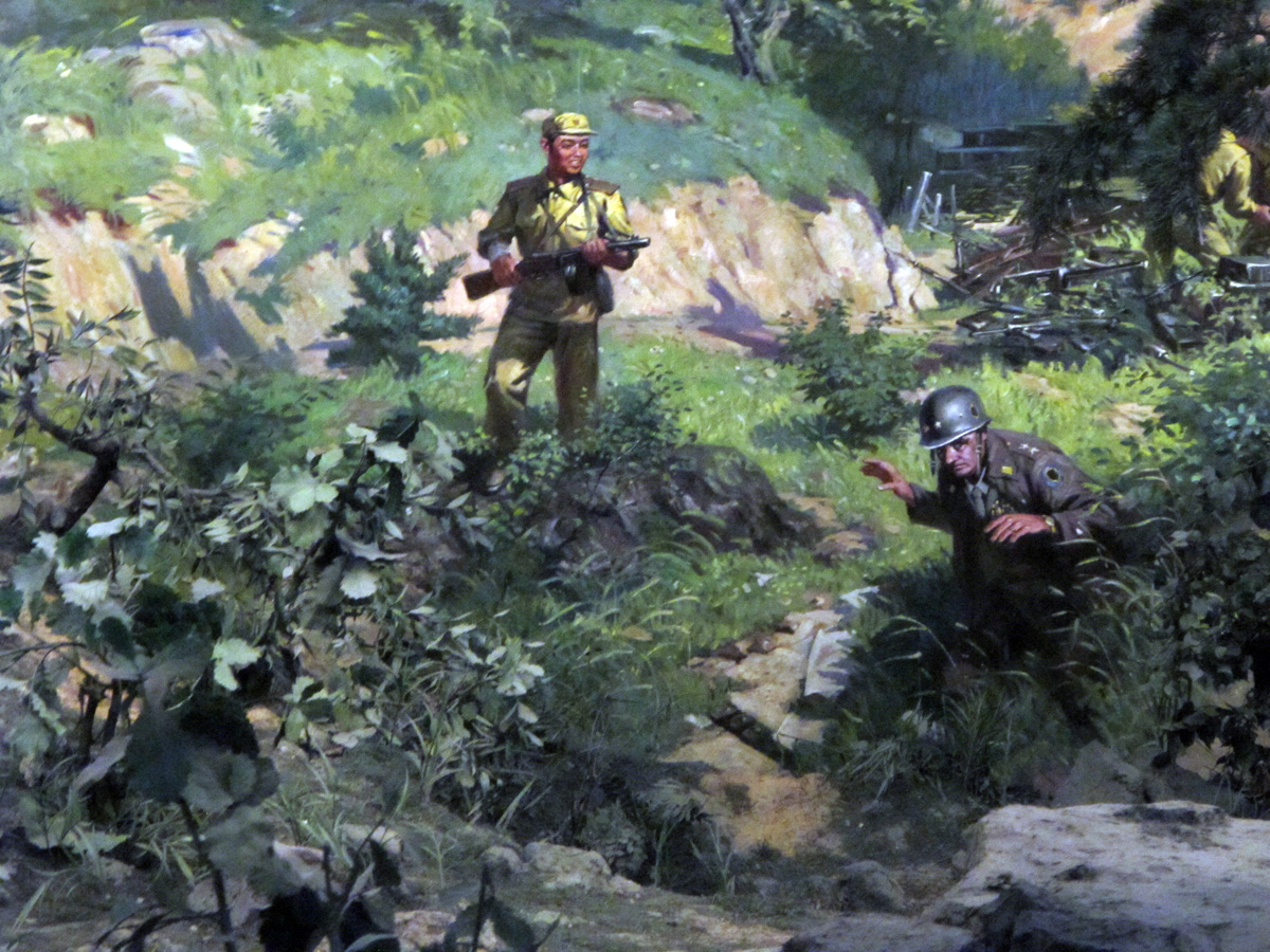 War Museum, Fragment from Battle Panorama A US General is captured.