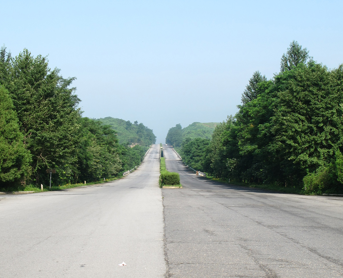 DMZ, The wide open highway. One of DPRK