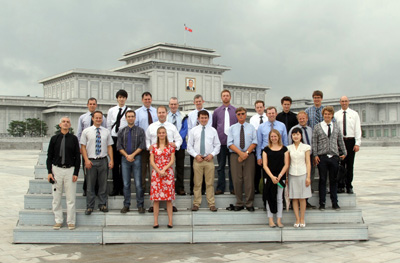 Mausoleum Group Photo, Pyongyang, North Korea 2011