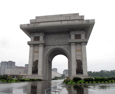 Arch of Triumph �Larger than the one in Paris�, Pyongyang, North Korea 2011