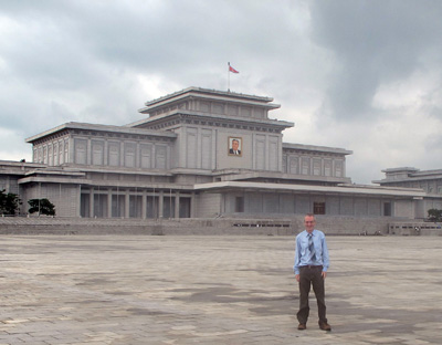 Mausoleum + Scotsman, Pyongyang, North Korea 2011