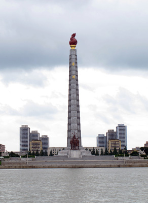 Juche Tower, Pyongyang, North Korea 2011