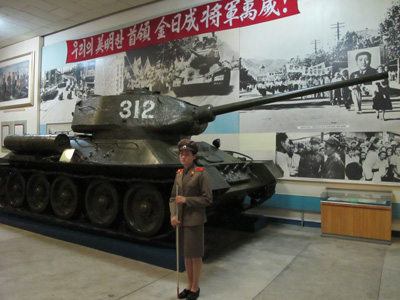 First DPRK Tank into Seoul, War Museum, North Korea 2011