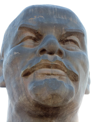 Ulan Ude Lenin Head (Is he cross eyed?), Siberia 2011