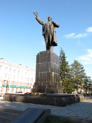 Lenin in Irkutsk, Siberia 2011