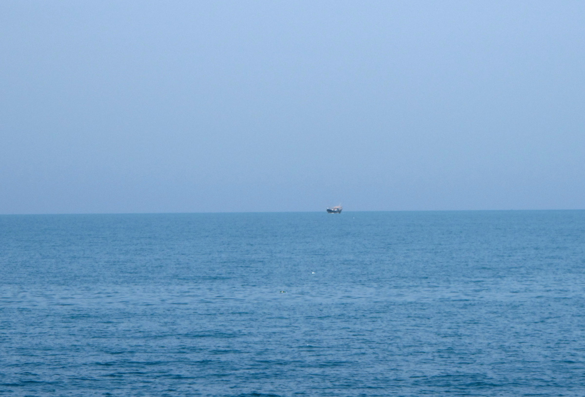 Bushehr, Hazy Persian Gulf