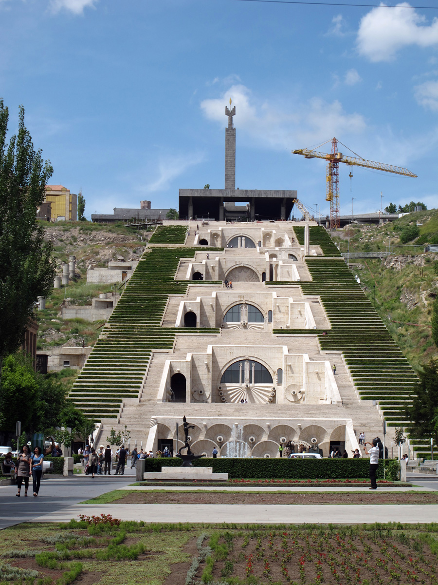 Yerevan, The Cascades Top section is <i>still</i> unfinished.