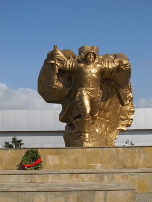 Soviet WWII Memorial, Lankaran, 2011 Azerbaijan + Iran + Armenia