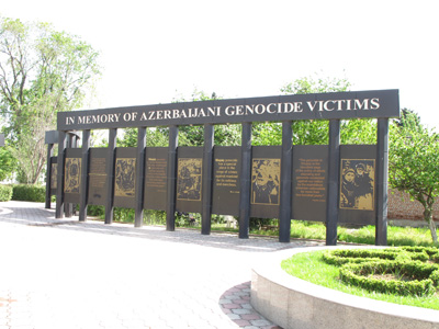 Genocide Memorial, Lankaran, 2011 Azerbaijan + Iran + Armenia