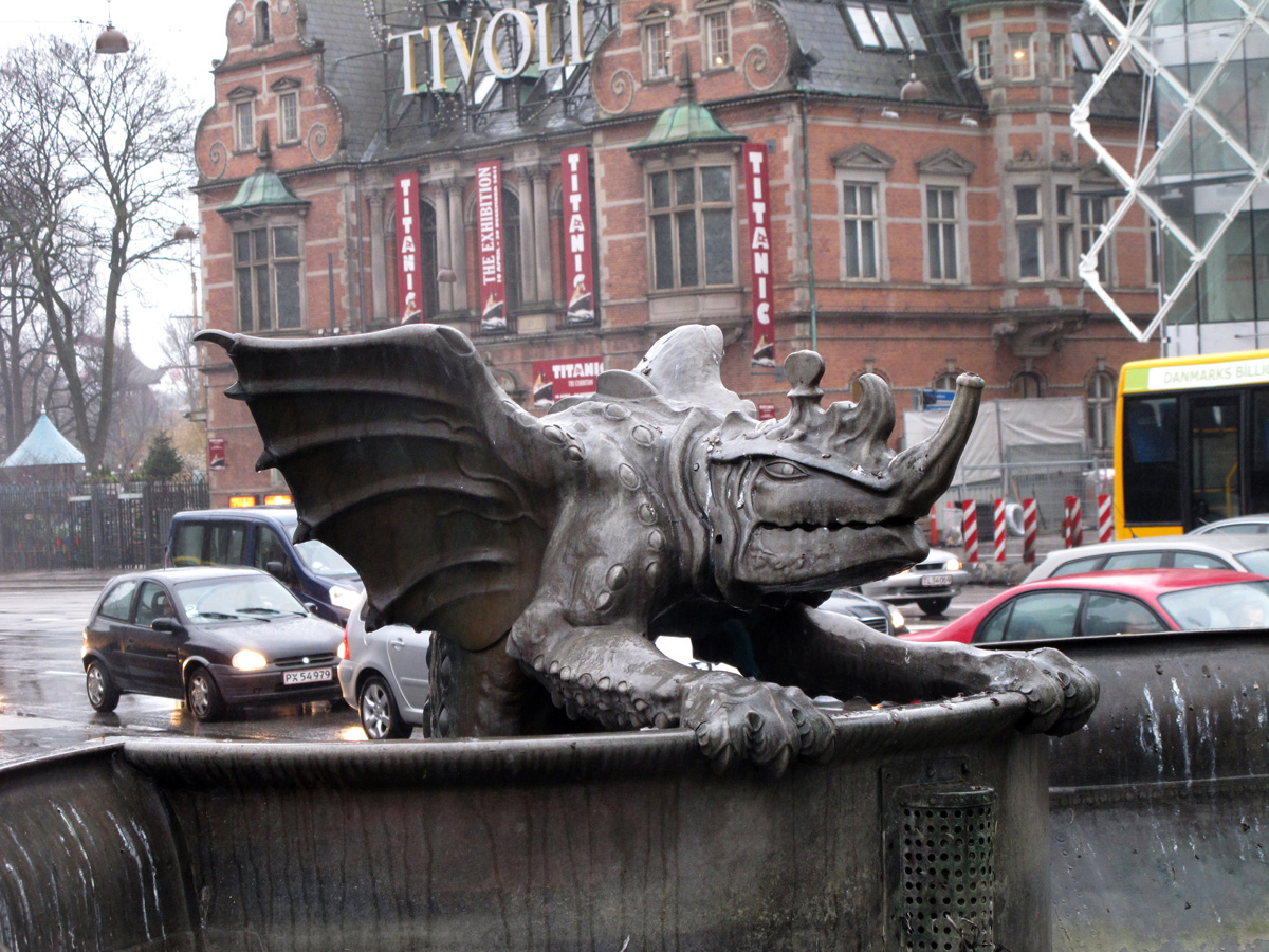 Copenhagen, Very cute baby Dragon