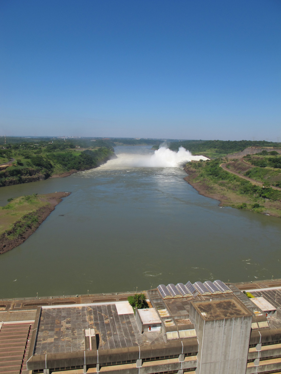 Itaipu, Downriver