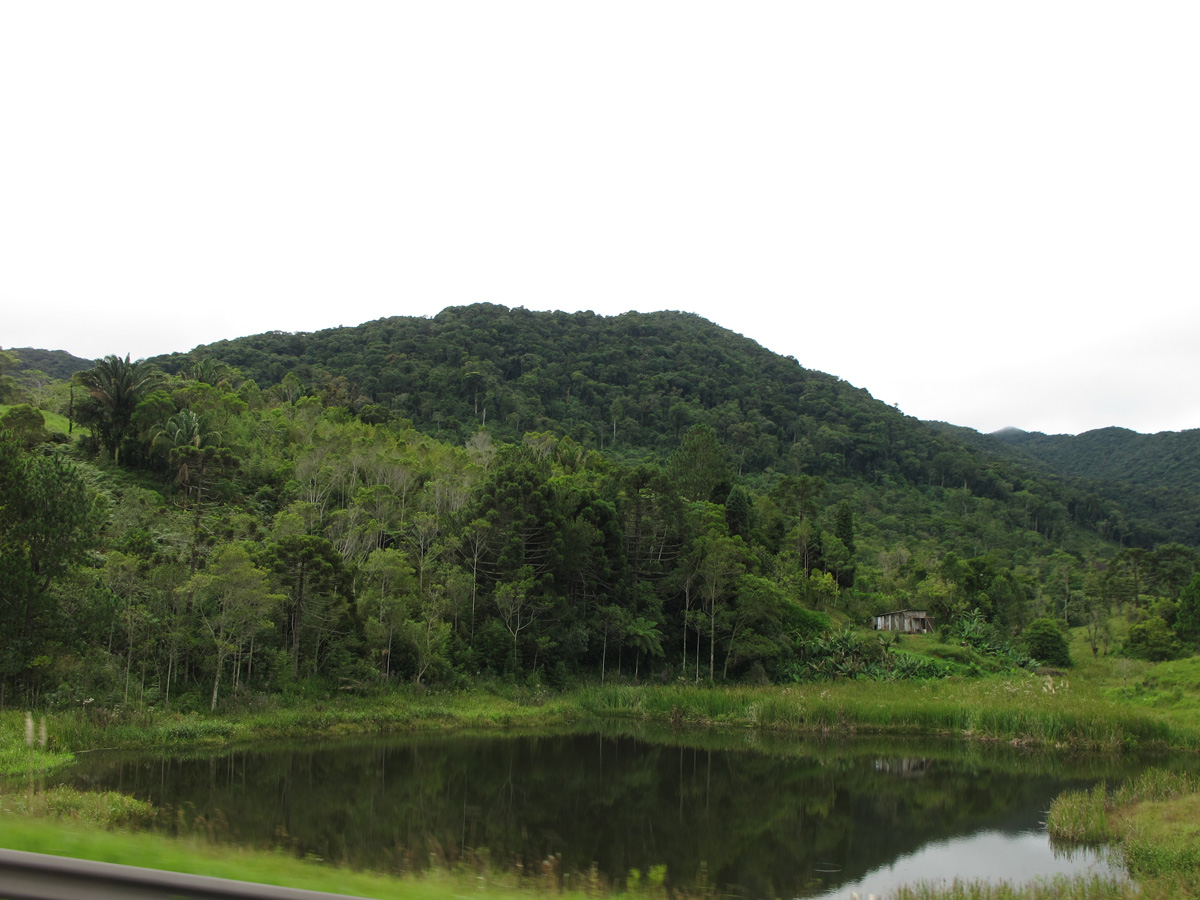 Curitiba, 57 miles NE of Curitiba