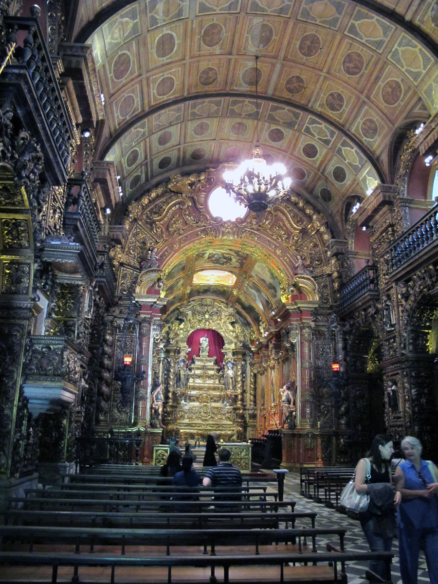 Rio de Janeiro, Mostaeiro de Sao Bento: interior